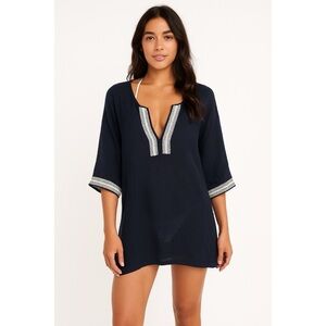 Athleta Mariana Beaded Tunic / Swim Coverup